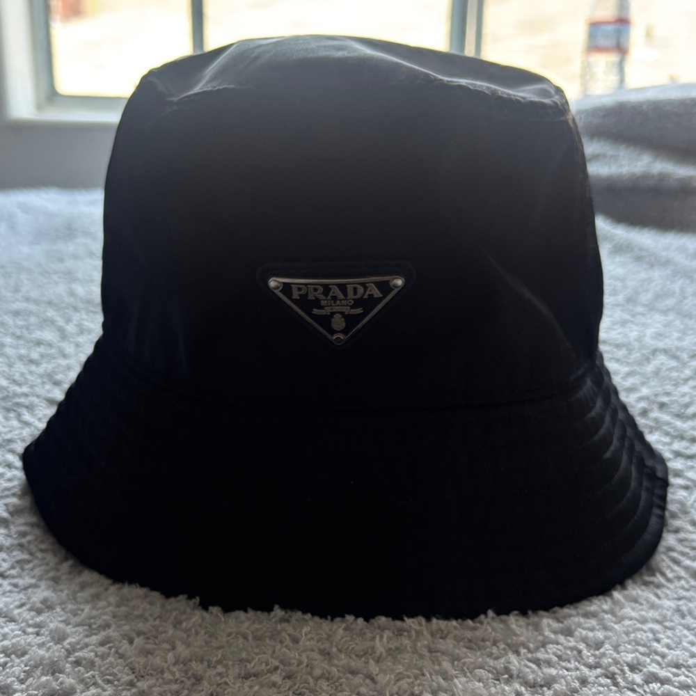Prada Classic Black Bucket Hat